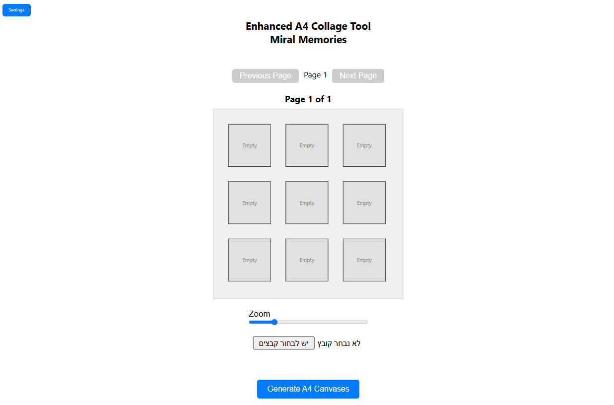 A4 collage tool project image